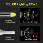 2 stuks LED Lamp verschillende fittingen H1 H3 H7 H8 H11 9005 HB3 9006 HB4