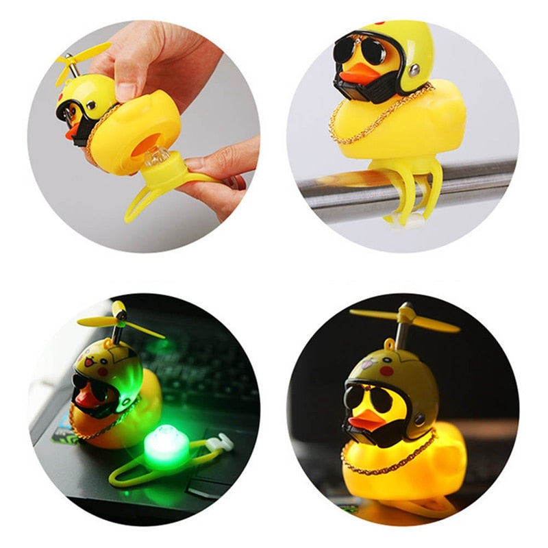 Kleine gele eend mascotte/metafoor