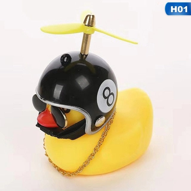 Kleine gele eend mascotte/metafoor