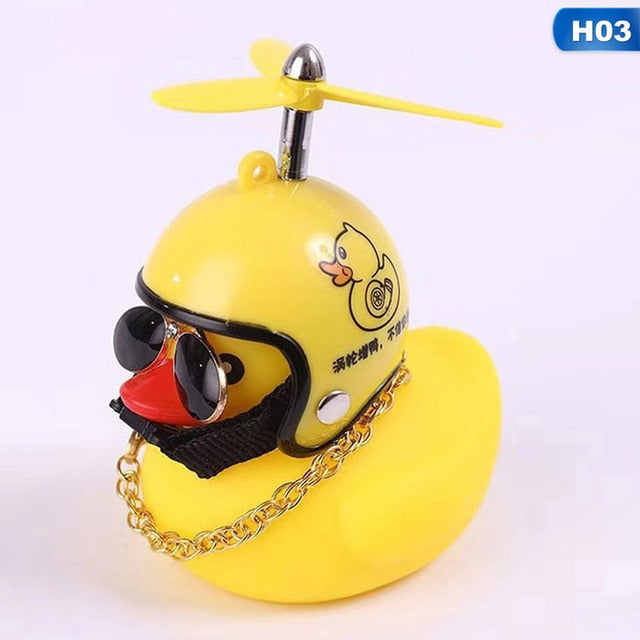 Kleine gele eend mascotte/metafoor