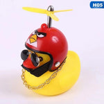 Kleine gele eend mascotte/metafoor